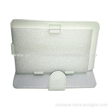 Promotional PU Leather Tablet PC Case, Water and Dust-resistant Design, Good Texture